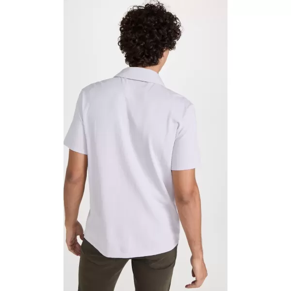 imageVince Mens Garment Dye Short Sleeve PoloPurple Dust