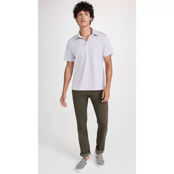 imageVince Mens Garment Dye Short Sleeve PoloPurple Dust