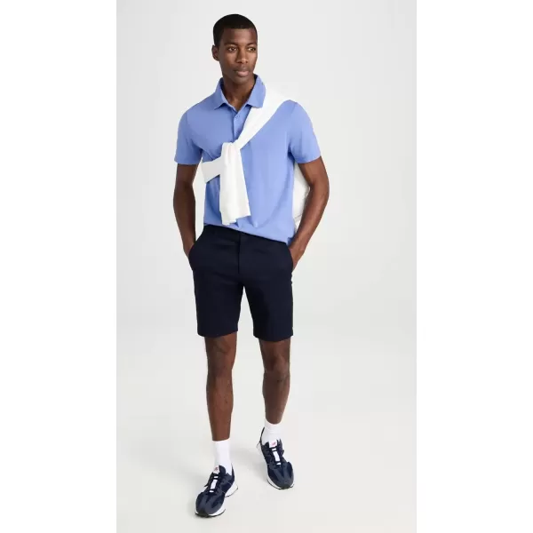 imageVince Mens Garment Dye Short Sleeve PoloWashed Periwinkle