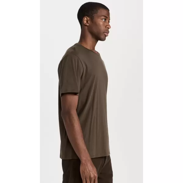 imageVince Mens Pima Crew Neck TeeOlive Cove