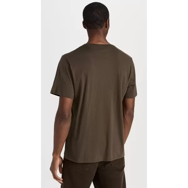 imageVince Mens Pima Crew Neck TeeOlive Cove