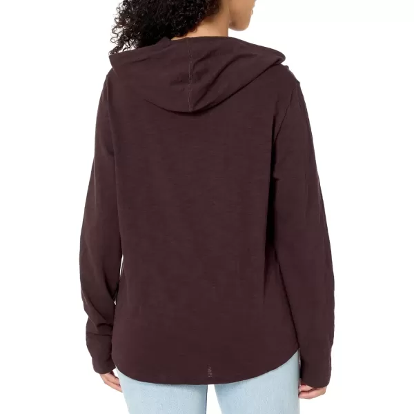 imageVince Mens Slub Popover HoodiePinot Vino
