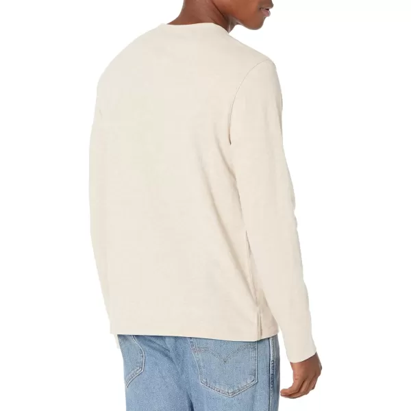 imageVince Mens Sueded Jersey LS HenleyH Runyon