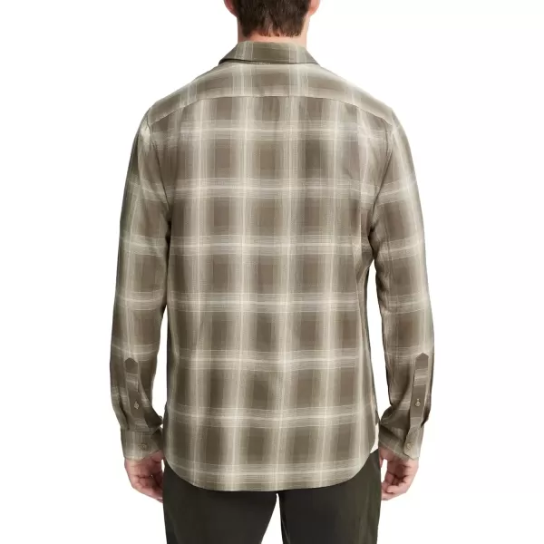 imageVince Mens Toledo Shadow Plaid LSSmoke TreeDeco Cream