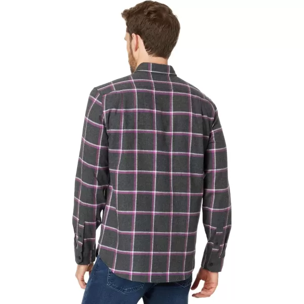 imageVince Mens Skipton Plaid LSH BlackPurple Stone