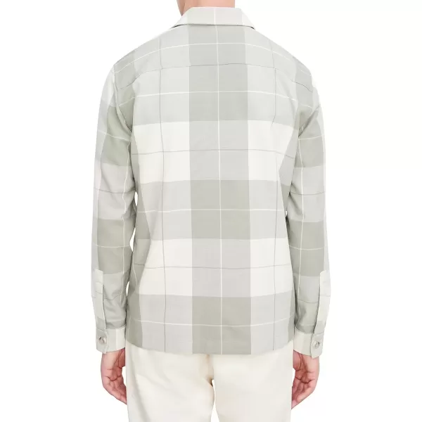 imageVince Mens Stone Plaid OvershirtPale Thyme