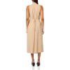 imageVince Womens Draped Neck Wrap DressPale Wheat