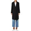 imageVince Womens Classic Straight CoatBlack