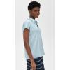 imageVince Womens Cap Sleeve Ruched Back BlouseCeleste