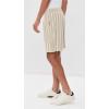 imageVince Mens Jacquard Stripe Shorts 75quotTerrapin Combo