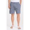 imageVince Mens Jacquard Stripe Shorts 75quotVenice BlueBlue Cloud