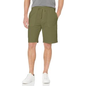 imageVince Mens French Terry Garment Dye ShortWashed Feathergrass