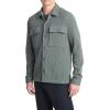 imageVince Mens Chunky Waffle Shirt JacketPetrol Green