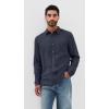 imageVince Mens Double Face Long Sleeve ShirtH Coastal