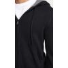 imageVince Mens Full Zip Cashmere HoodieBlack