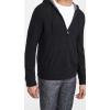 imageVince Mens Full Zip Cashmere HoodieBlack