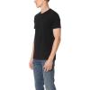 imageVince Mens Short Sleeve Pima Crew Neck TeeBlack