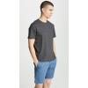 imageVince Mens Short Sleeve Pima Crew Neck TeeHeather Carbon