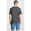 imageVince Mens Short Sleeve Pima Crew Neck TeeHeather Carbon