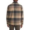 imageVince Mens Splittable Plaid Shirt JKTWarm Pewter