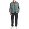 imageVince Mens Chunky Waffle Shirt JacketPetrol Green