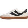 imageVince Mens Oasism Lace Up Retro SneakerFoam WhiteNight Blue Leather