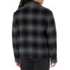 imageVince Mens Wool Plaid Shirt JKTH BlackH Grey