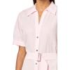 imageVince Womens Cuffed SS Belted Shirt DressCasa Rosa