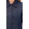 imageVince Womens Denim Short Sleeve Shirt DressDeep Indigo