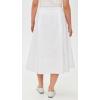 imageVince Womens Full Skirt with Canvas TapeOptic White