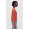 imageVince Womens Lace Stitch CardiganTerra