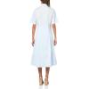 imageVince Womens SS Shirt Dress WCanvas TapeSky Mist