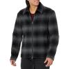 imageVince Mens Wool Plaid Shirt JKTH BlackH Grey