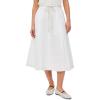 imageVince Womens Full Skirt with Canvas TapeOptic White