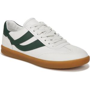imageVince Mens Oasism Lace Up Retro SneakerChalk WhitePine Green Leather