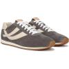 imageVince Mens Oasis Runnerm SneakerBark GreyMoonlight Leather