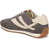 imageVince Mens Oasis Runnerm SneakerBark GreyMoonlight Leather