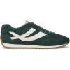 imageVince Mens Oasis Runnerm SneakerEvergreenPebble White Suede
