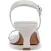 imageVince Womens Coco Heeled SandalHorchata White Leather