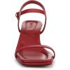 imageVince Womens Coco Heeled SandalPomegranate Red Leather