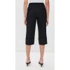 imageVince Womens Mid Rise Cuffed Cropped PantBlack