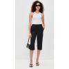 imageVince Womens Mid Rise Cuffed Cropped PantBlack