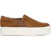 imageVince Womens Warren SneakerElm Wood Brown Suede