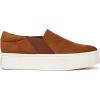 imageVince Womens Warren SneakerSequoia Brown Nubuck Leather