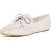 imageVince Womens Marin Boat ShoesWhiteSabbia