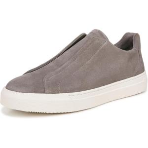 imageVince Mens Lakewood Slip on Fashion SneakerSmoke Grey Suede