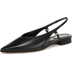 imageVince Womens INES Ballet FlatBlack Leather