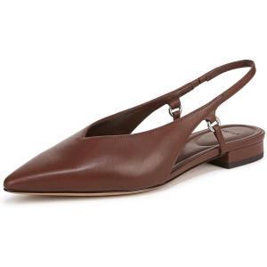 imageVince Womens INES Ballet FlatCoffee Leather