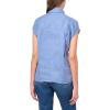 imageVince Womens Cap Sleeve Button Down BlouseAzure Gem