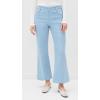 imageVince Womens Mid Rise Cropped Flare Twill PantsPale Indigo